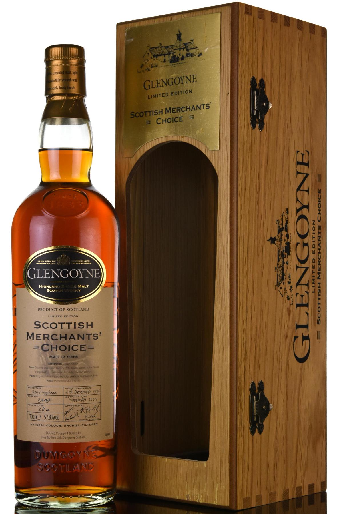 Glengoyne 1996-2009 - Single Cask 3447 - Scottish Merchants Choice