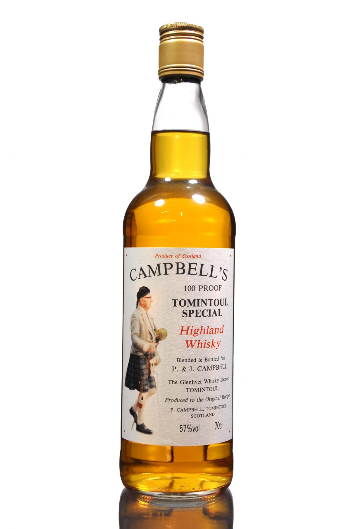 Campbells Tomintoul Special - 100 Proof