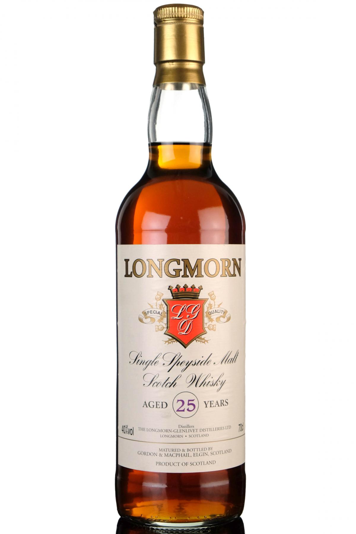 Longmorn 25 Year Old - Gordon & MacPhail