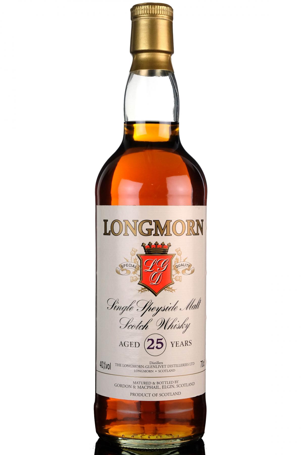 Longmorn 25 Year Old - Gordon & MacPhail