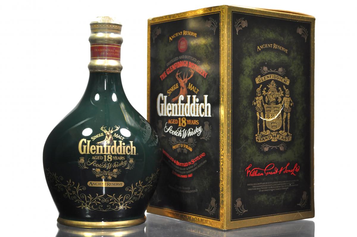 Glenfiddich 18 Year Old - Ancient Reserve Ceramic - 1990s