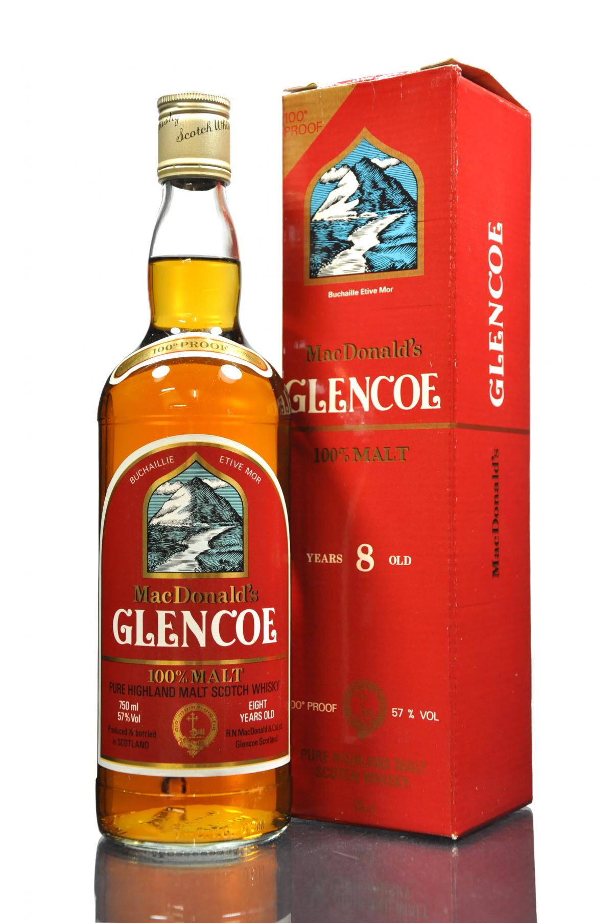Glencoe 8 Year Old - 100 Proof - 1980s