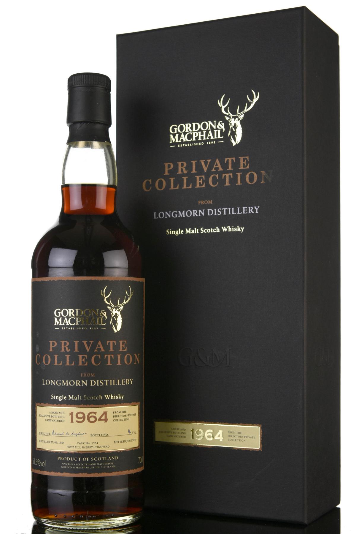 Longmorn 1964-2010 - Private Collection - Single Cask 1534