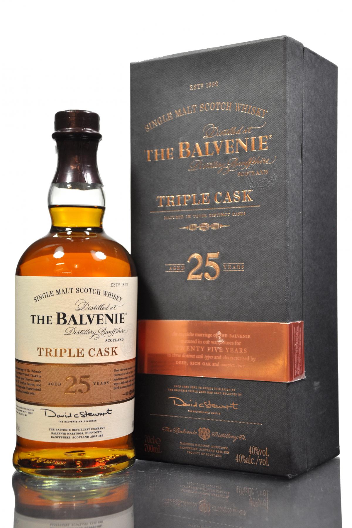 Balvenie 25 Year Old - Triple Cask