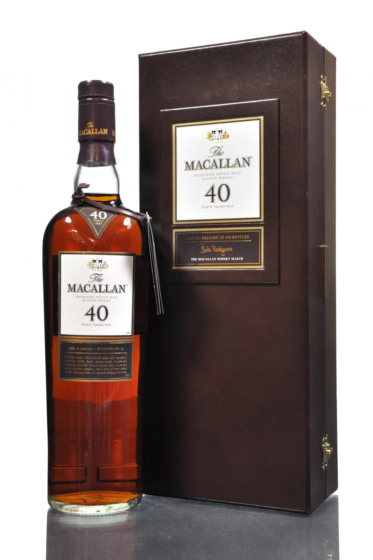 Macallan 40 Year Old - Duty Free Exclusive - 450 Bottles Only