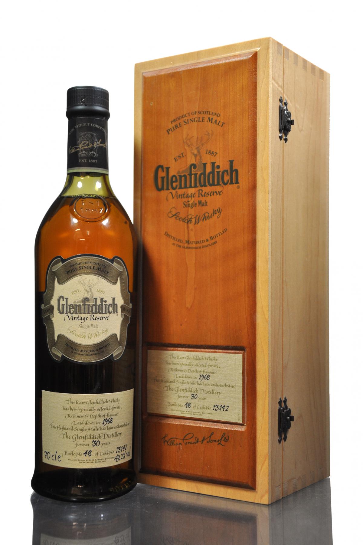 Glenfiddich 1968 - 30 Year Old - Vintage Reserve - Single Cask 13142