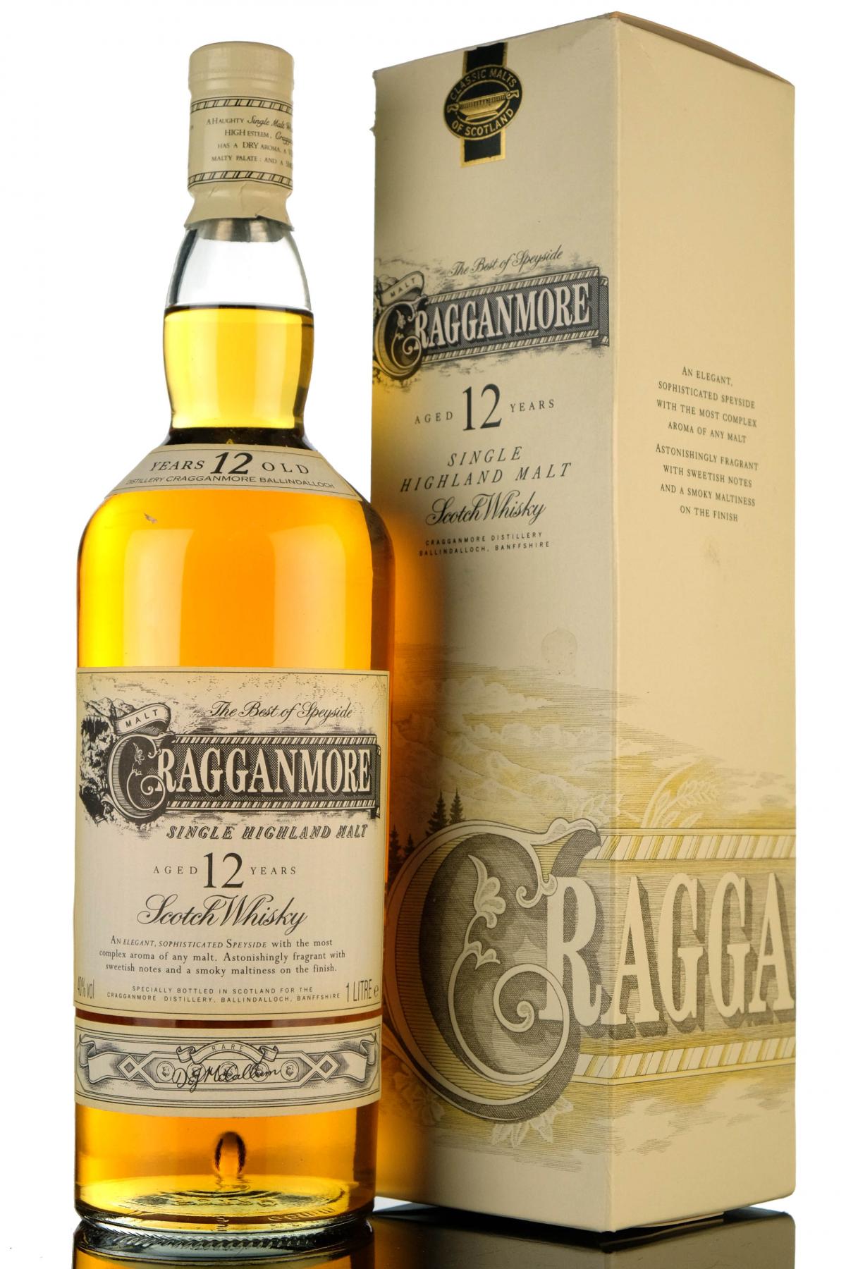 Cragganmore 12 Year Old - 1 Litre