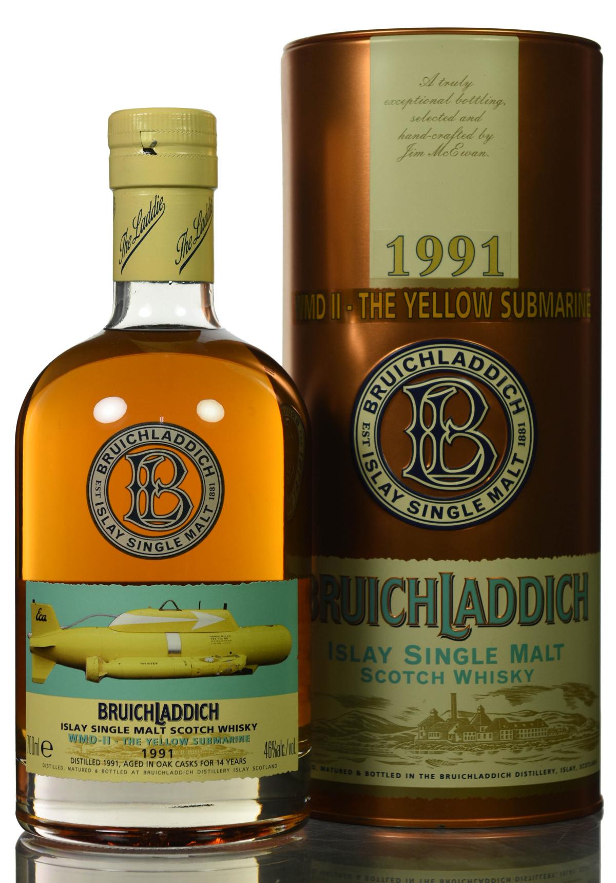 Bruichladdich 1991 - Yellow Submarine - WMD 2