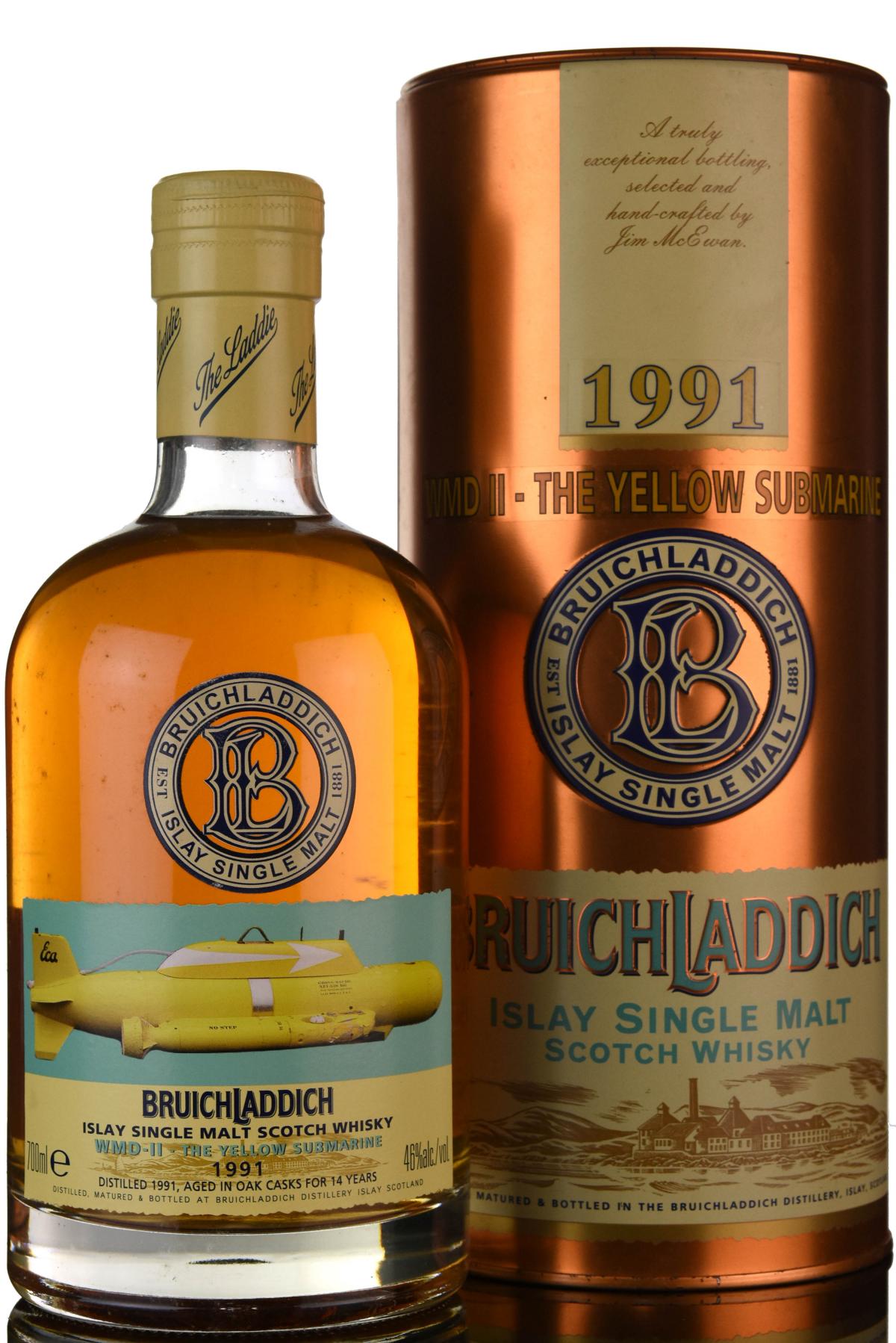 Bruichladdich 1991 - Yellow Submarine - WMD 2