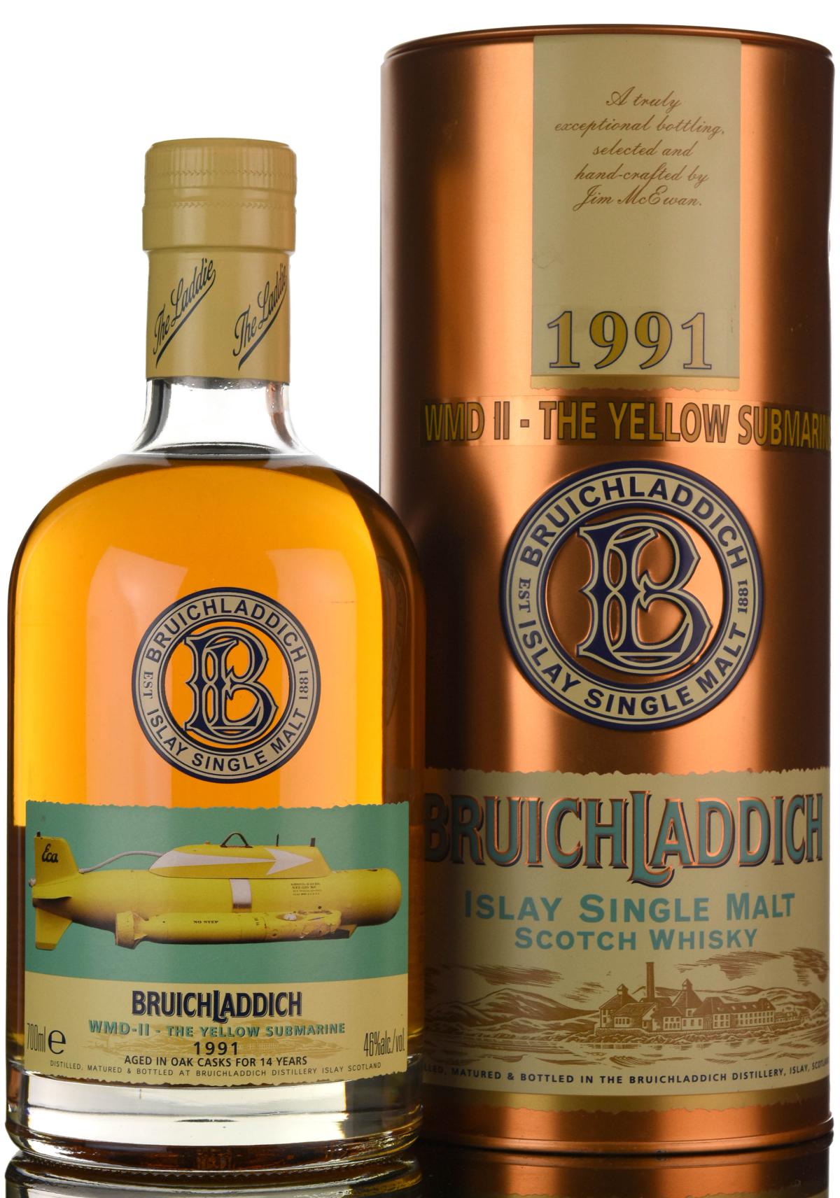 Bruichladdich 1991 - Yellow Submarine - WMD 2