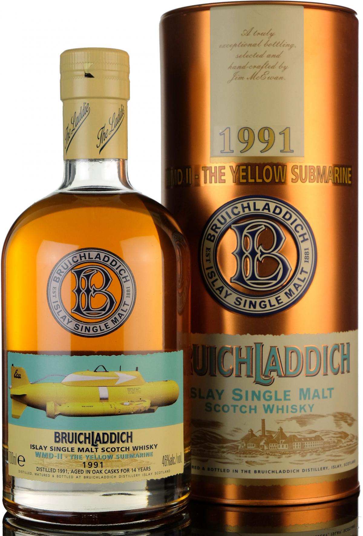 Bruichladdich 1991 - Yellow Submarine - WMD 2