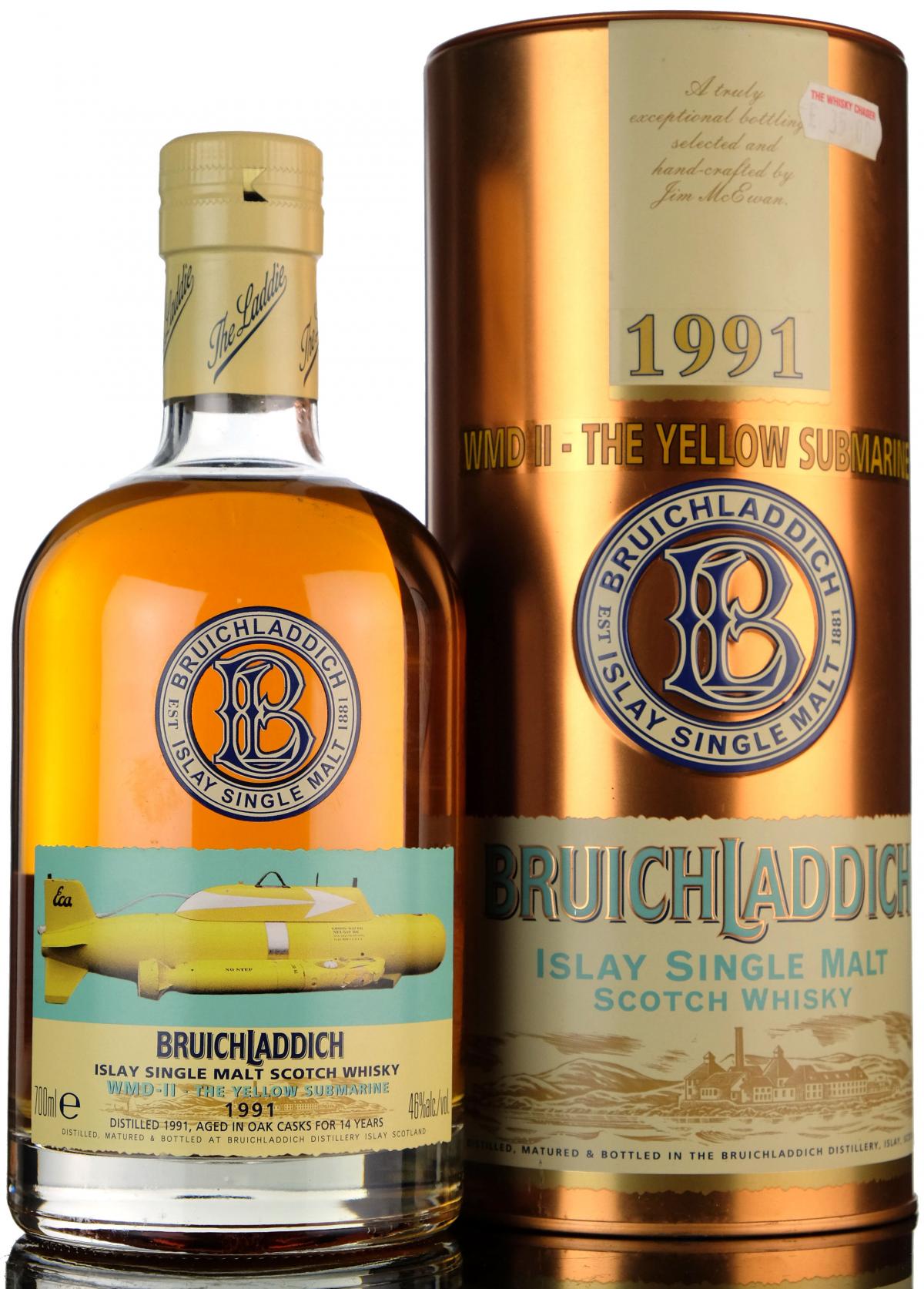 Bruichladdich 1991 - Yellow Submarine - WMD 2