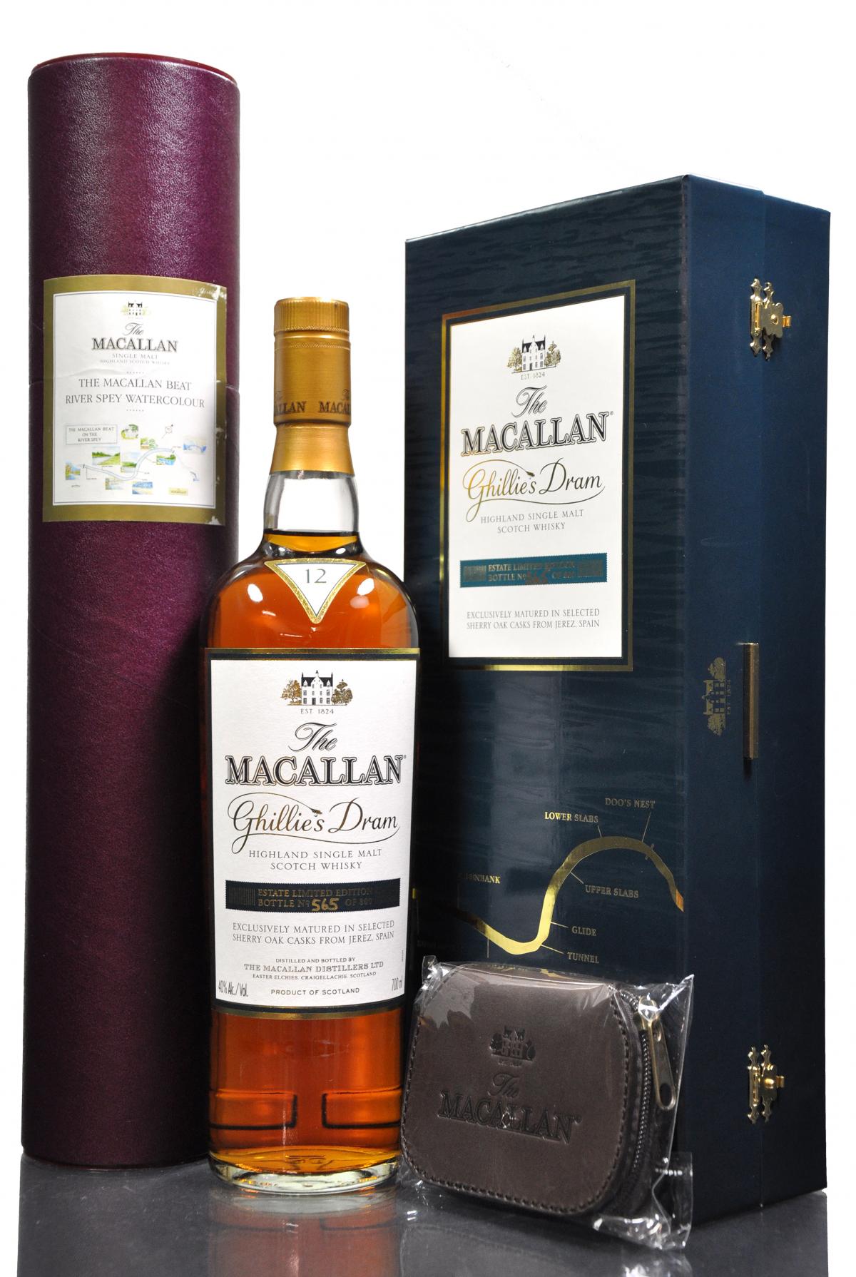Macallan Ghillies Dram - With Print And Fly Pouch
