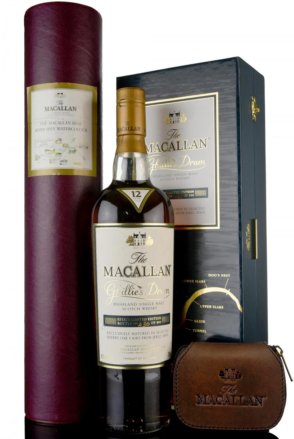 Macallan Ghillies Dram - With Print And Fly Pouch