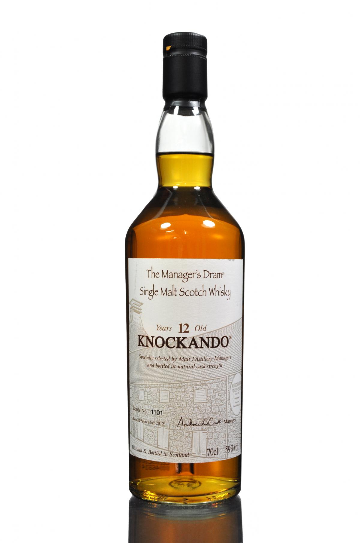 Knockando 12 Year Old - Managers Dram 2012