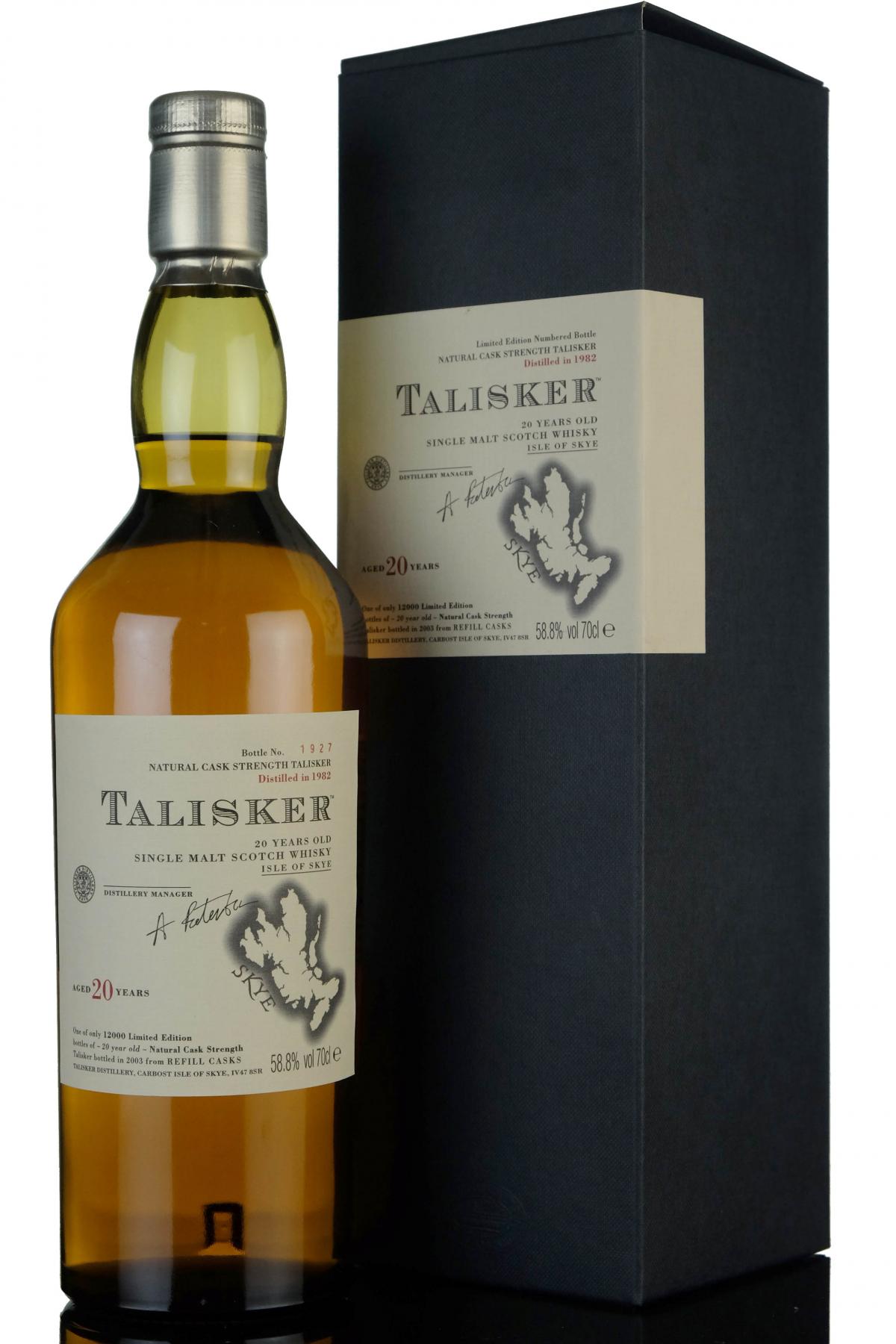 Talisker 1982-2003 - 20 Year Old