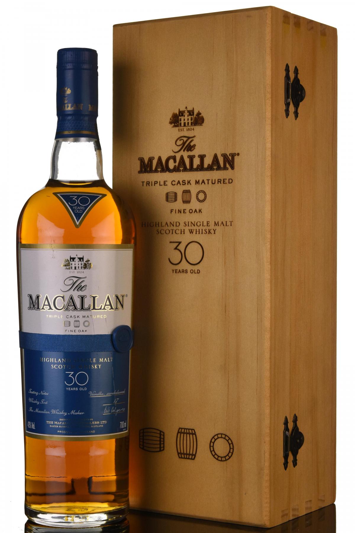 Macallan 30 Year Old - Fine Oak - 2010s