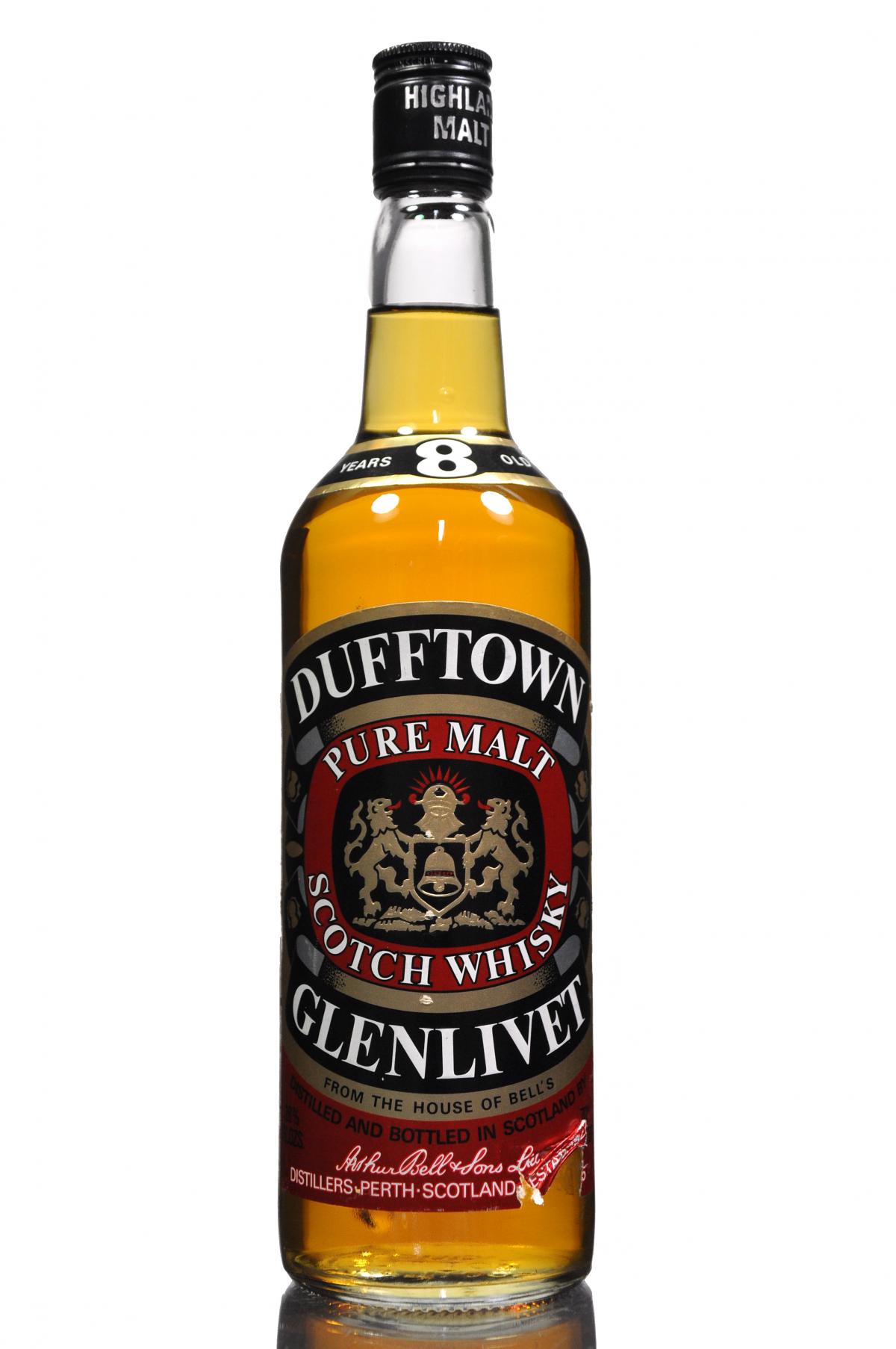 Dufftown-Glenlivet 8 Year Old - 1970s