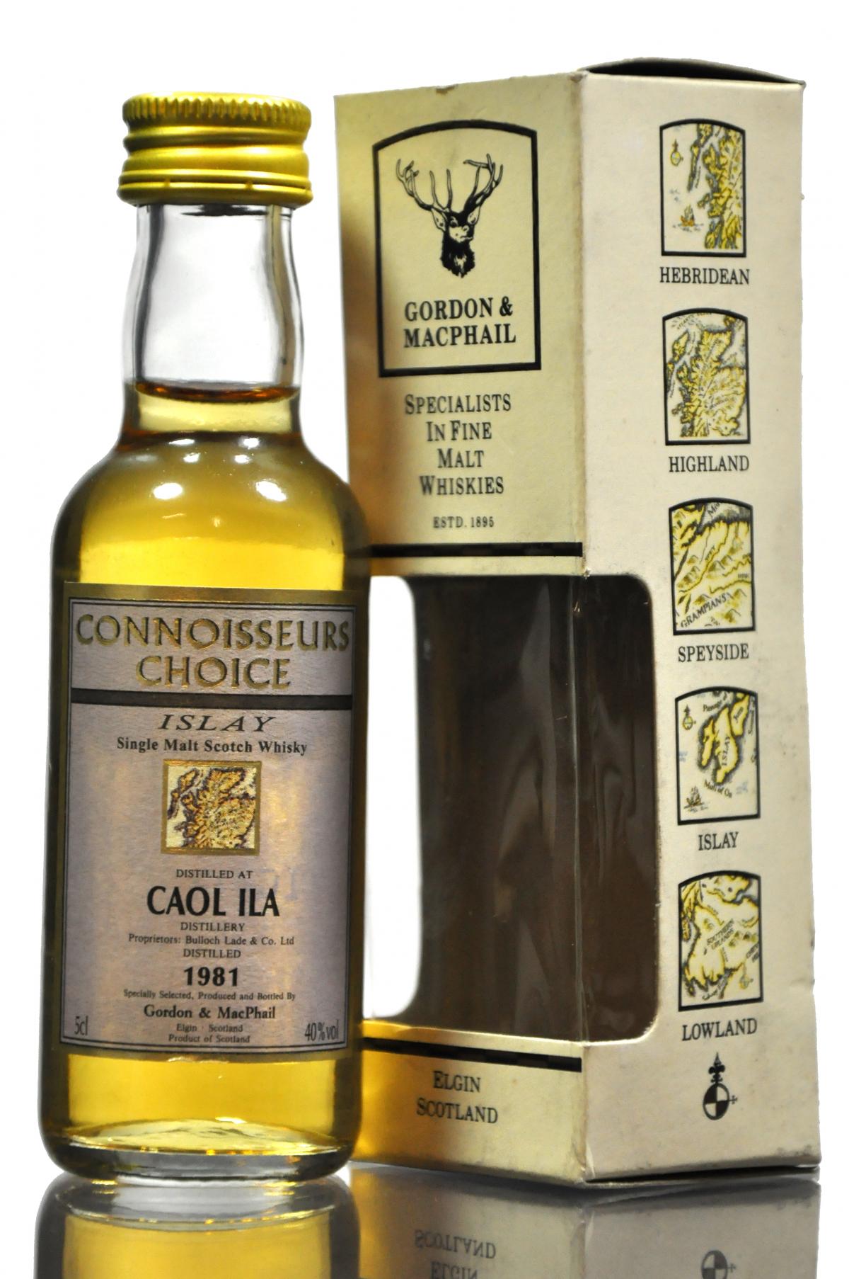 Caol Ila 1981 - Connoisseurs Choice Miniature