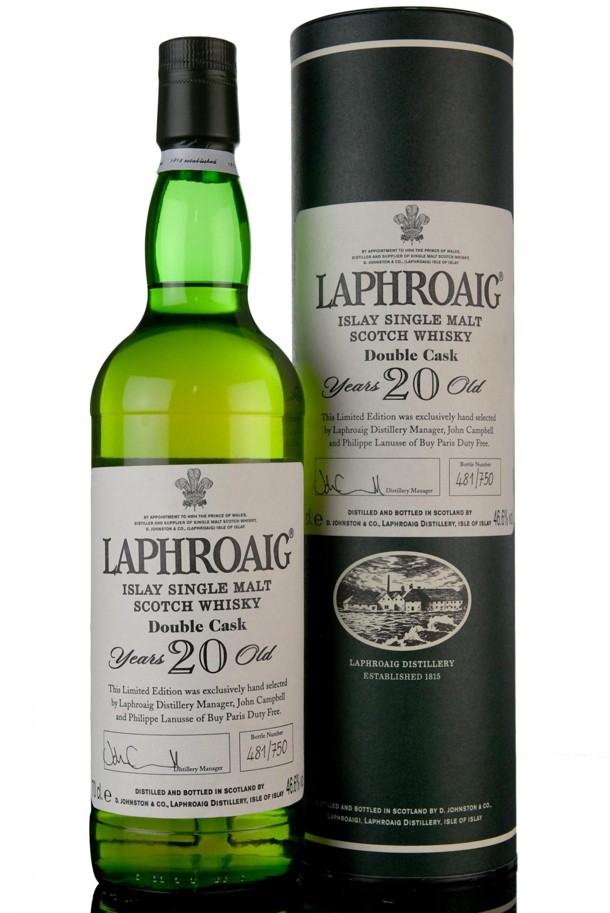 Laphroaig 20 Year Old - Double Cask