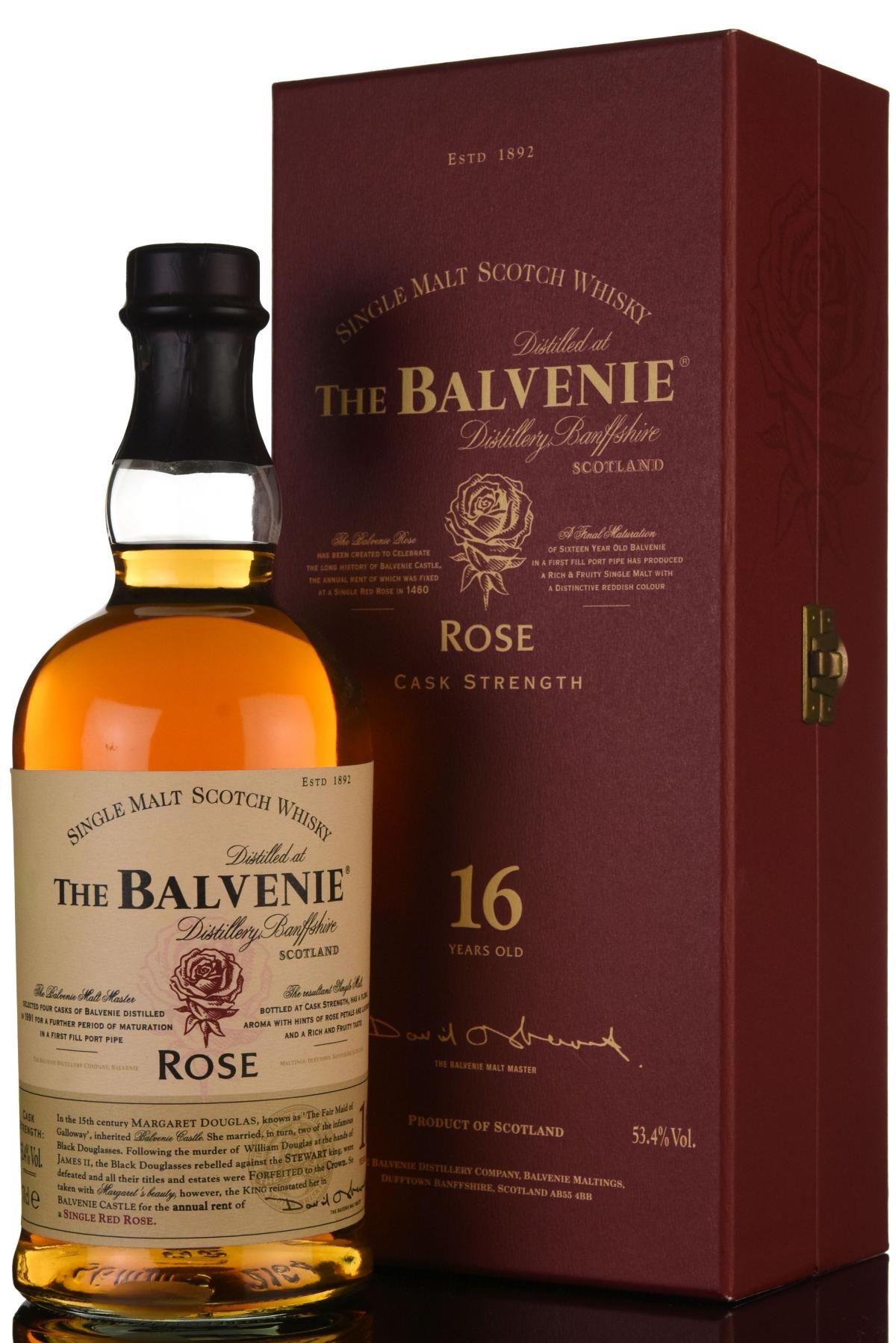 Balvenie 1991-2008 - 16 Year Old - Rose Edition - 1st Release 53.4%