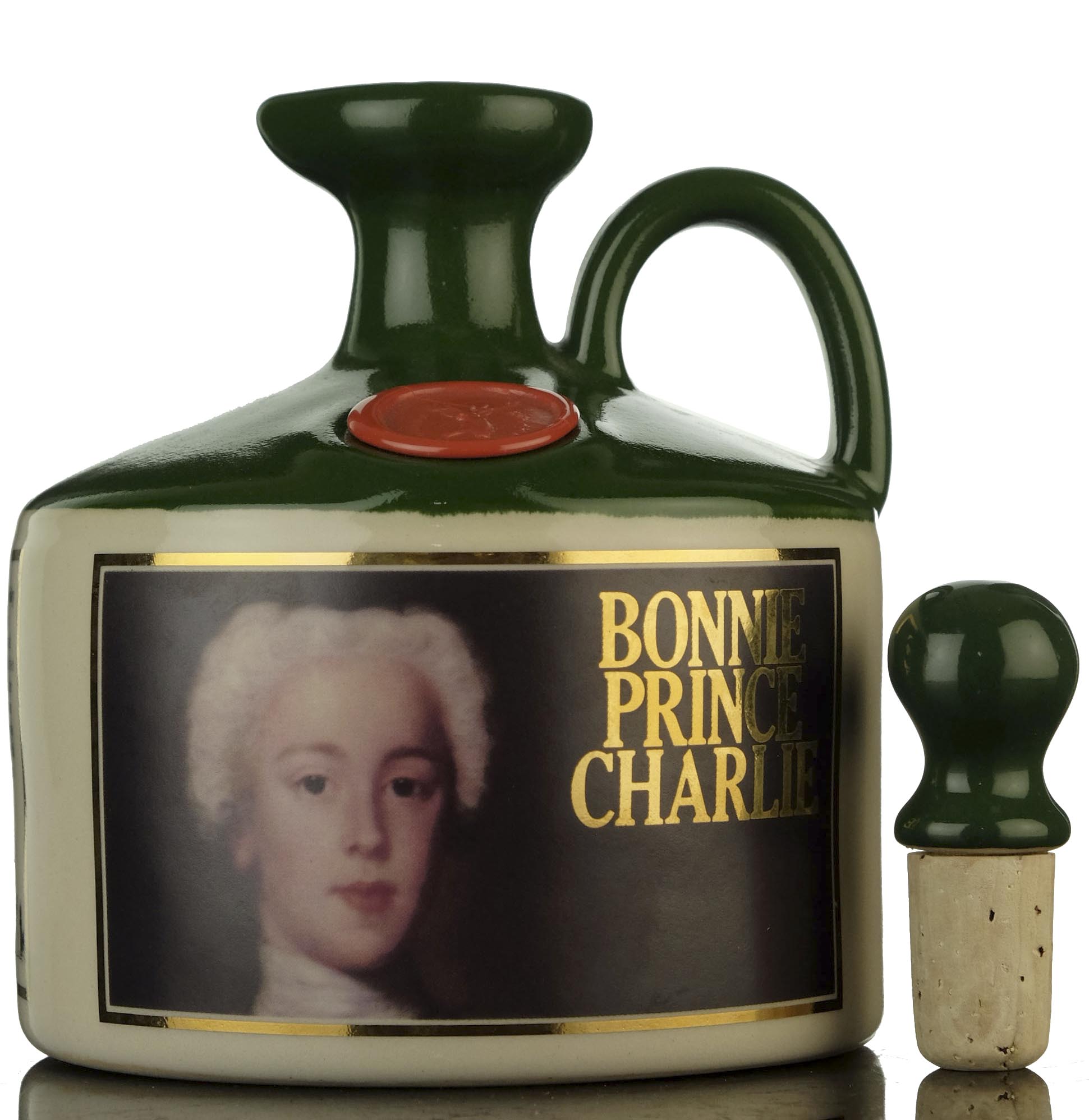 Glenfiddich Bonnie Prince Charlie - Ceramic Decanter - 1980s