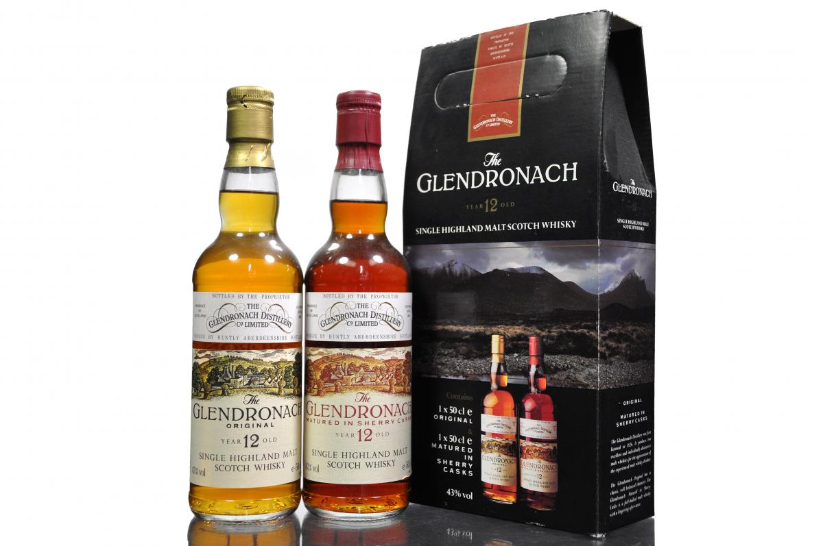 Glendronach 50cl Box Set - 1990s