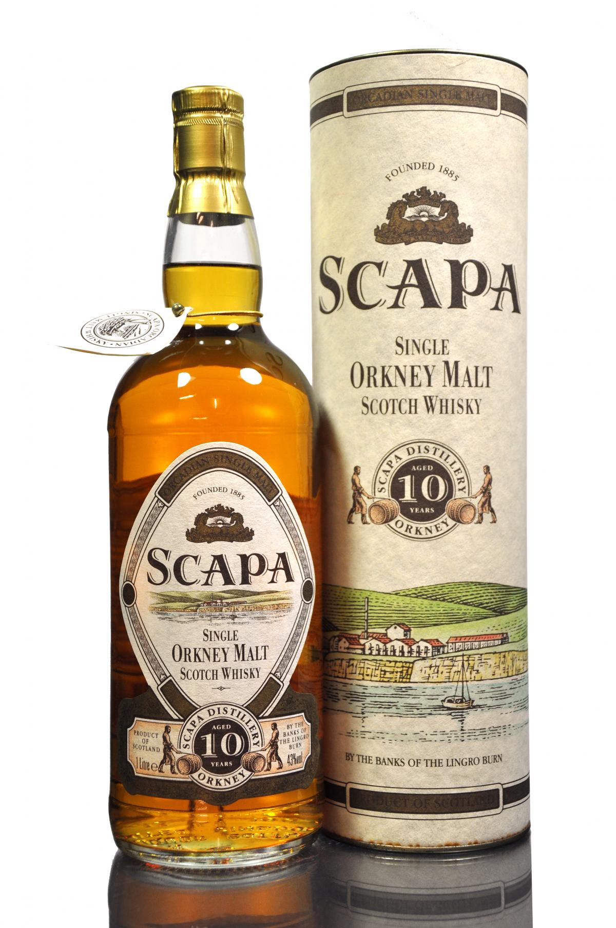 Scapa 10 Year Old - 1990s - 1 Litre