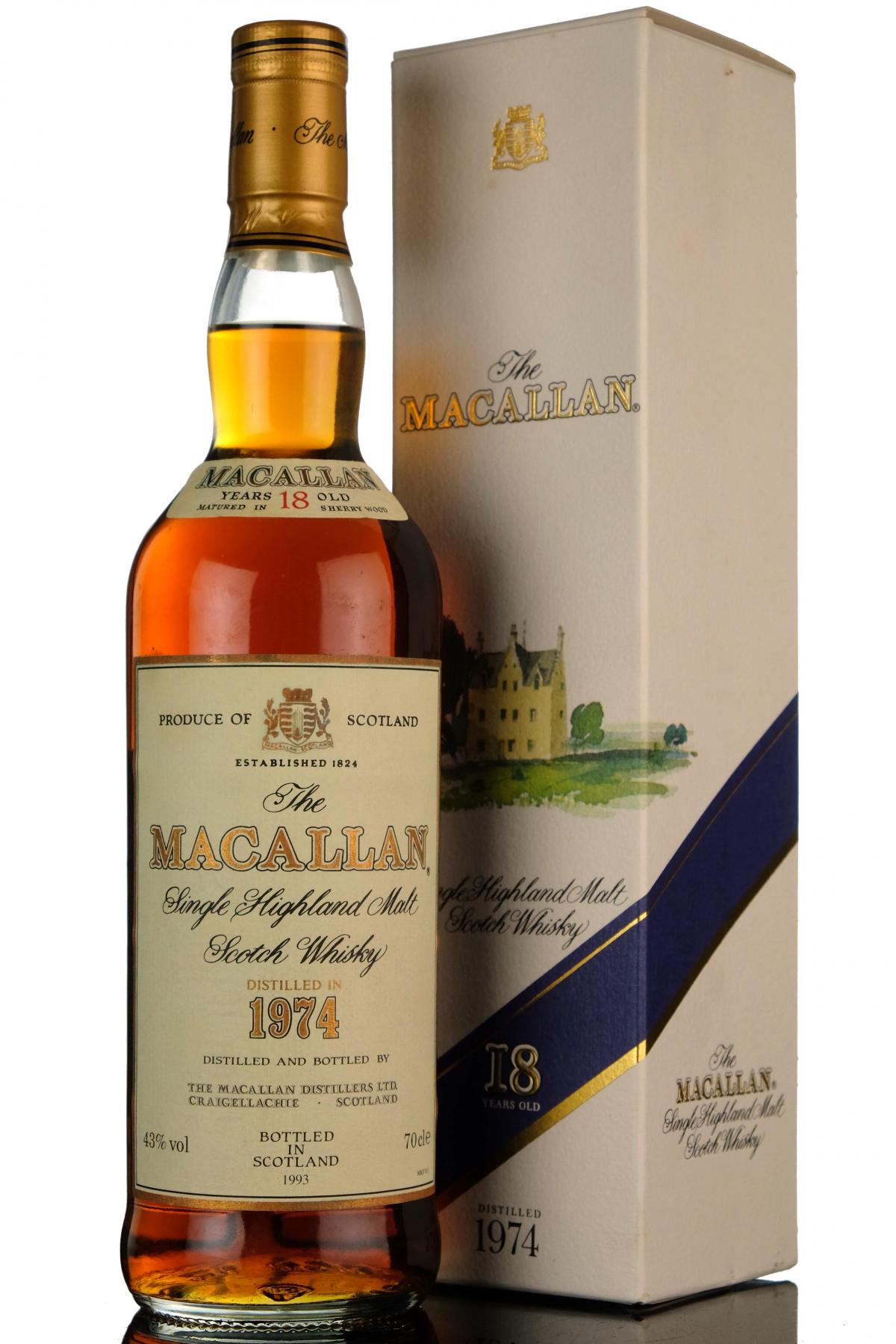 Macallan 1974-1993 - 18 Year Old
