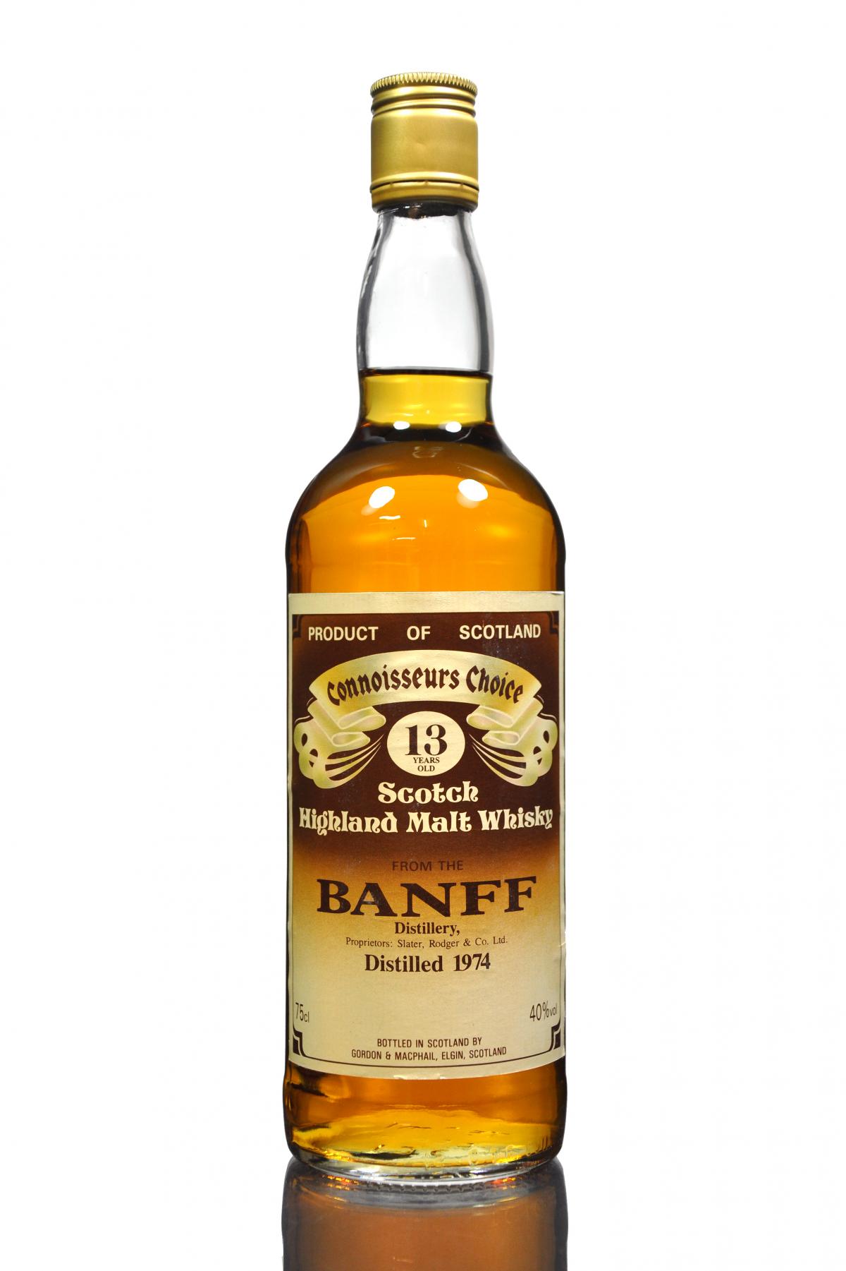 Banff 1974 - 13 Year Old - Connoisseurs Choice