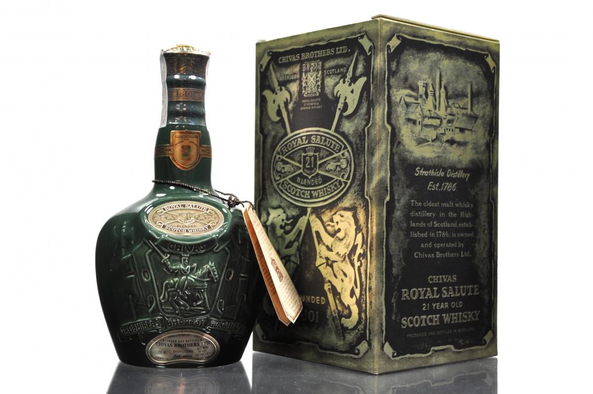 Royal Salute 21 Year Old - Green Decanter