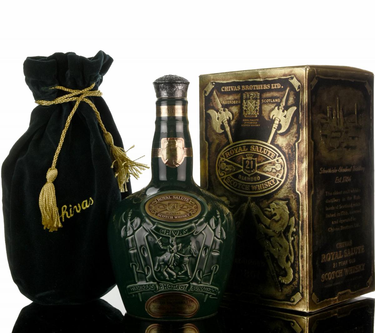 Royal Salute 21 Year Old - Green Decanter