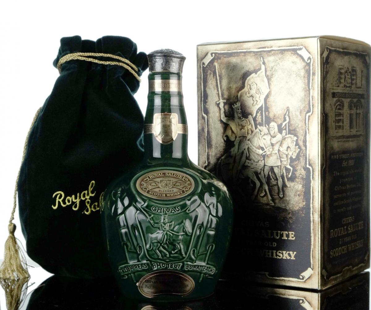 Royal Salute 21 Year Old - Green Decanter