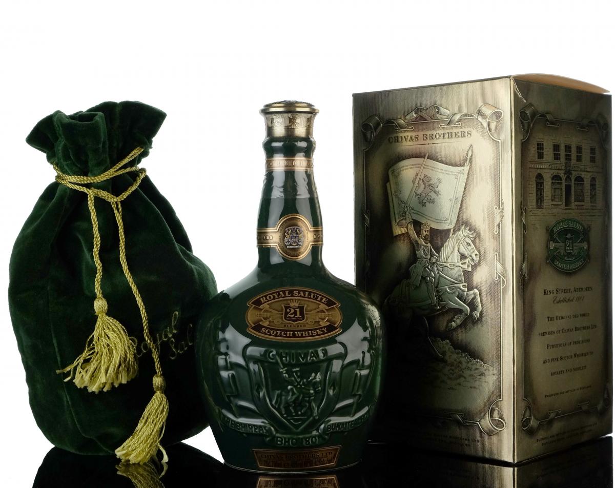 Royal Salute 21 Year Old - Green Decanter