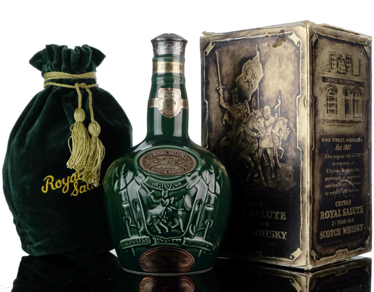 Royal Salute 21 Year Old - Green Decanter