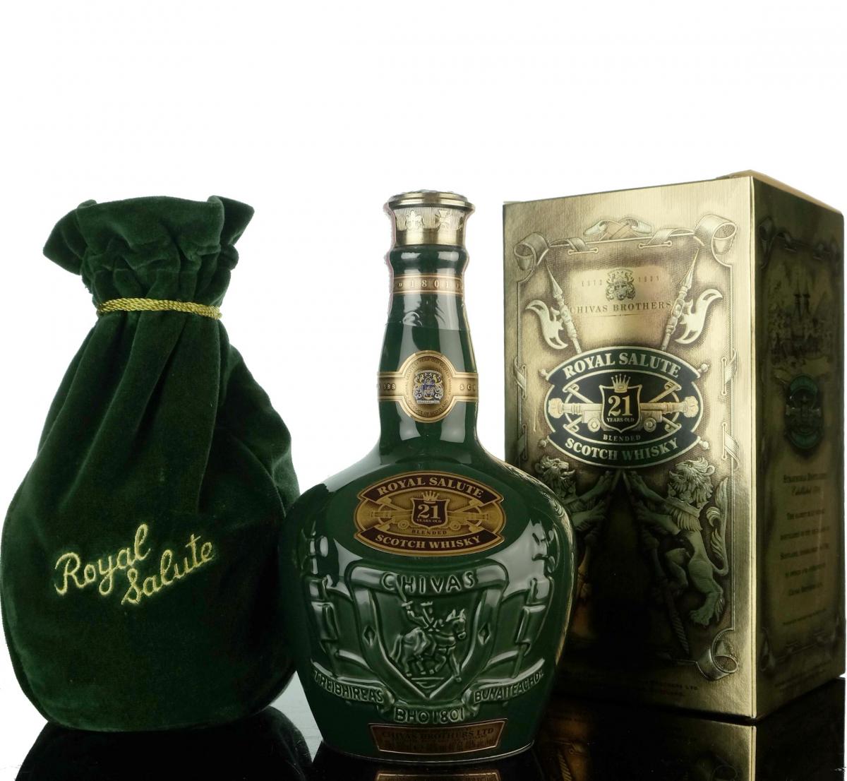 Royal Salute 21 Year Old - Green Decanter