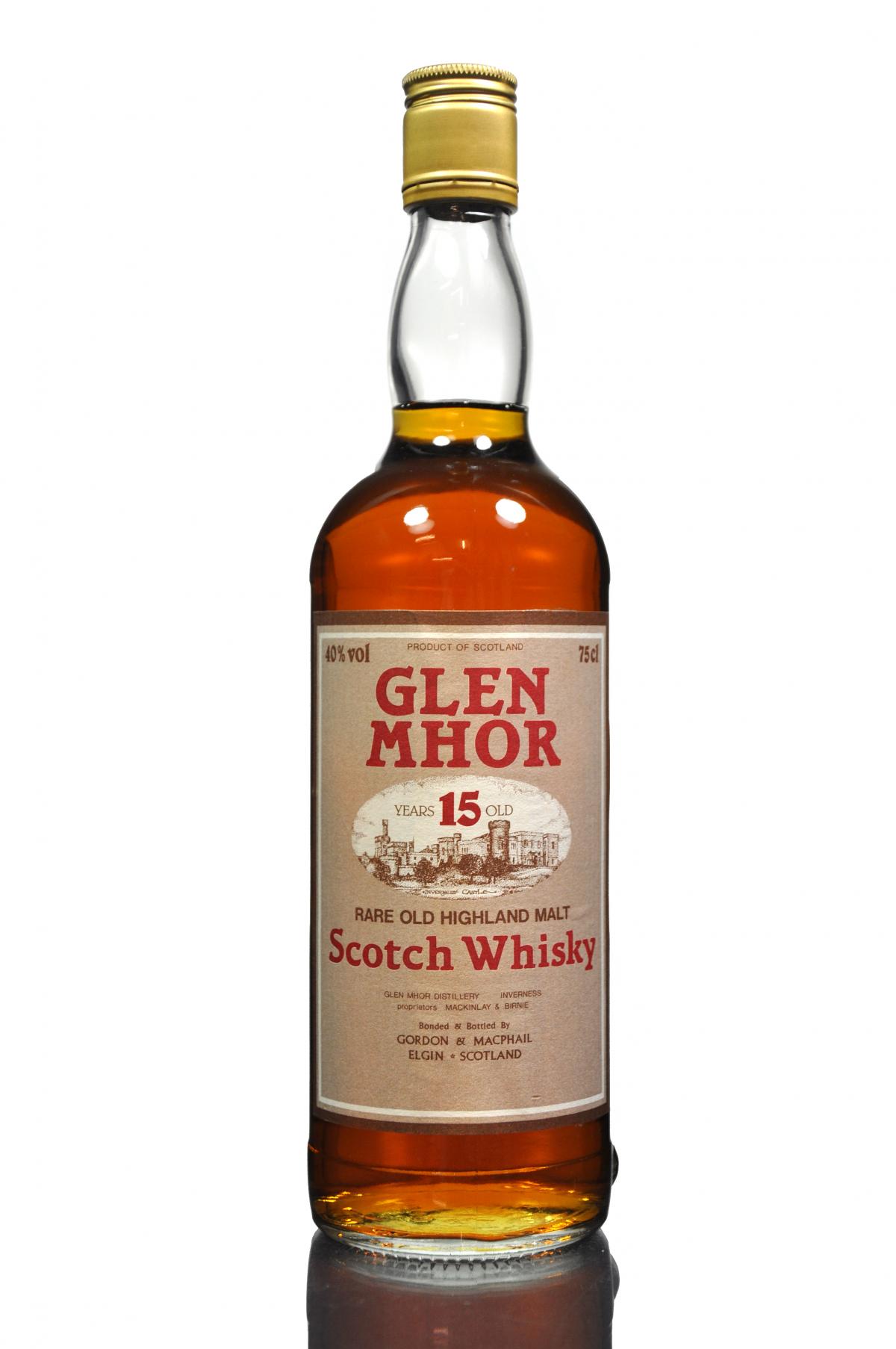 Glen Mhor 15 Year Old - Gordon & MacPhail - 1980s