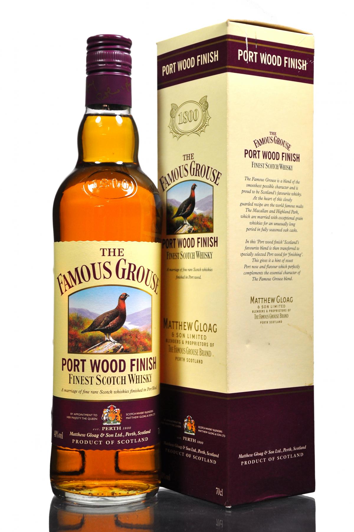 Famous Grouse Port Wood Finish