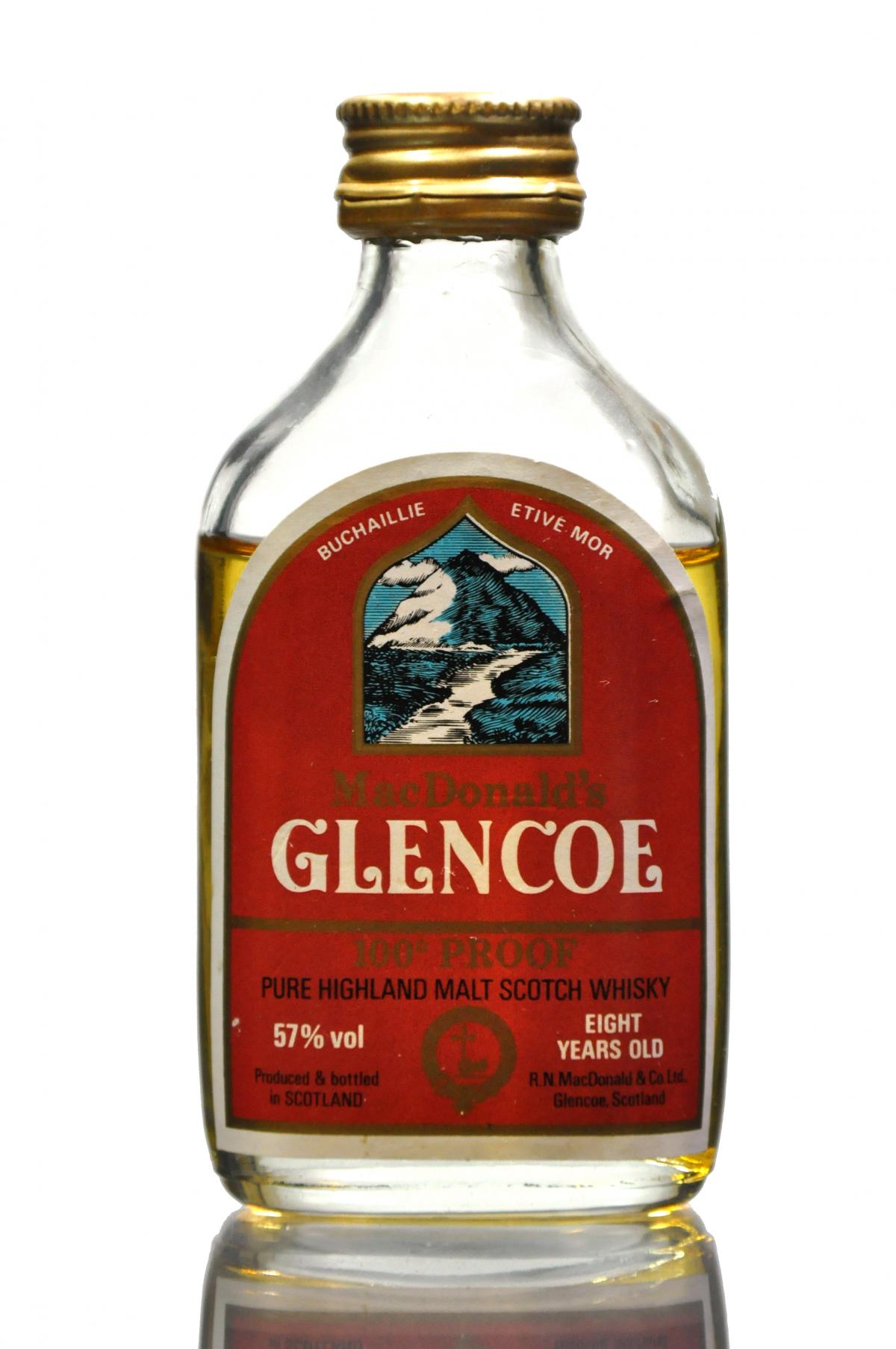 Glencoe 100 Proof Miniature