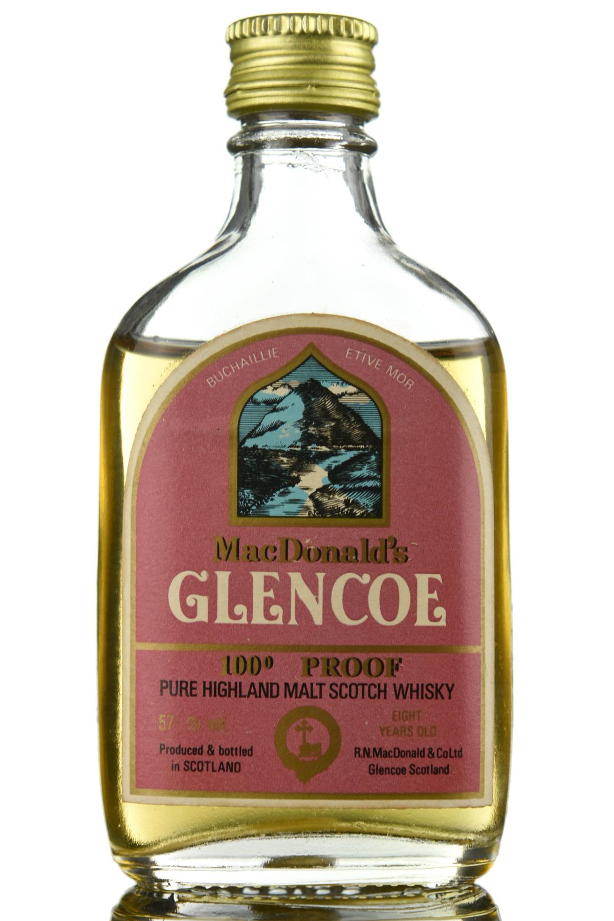 Glencoe 100 Proof Miniature