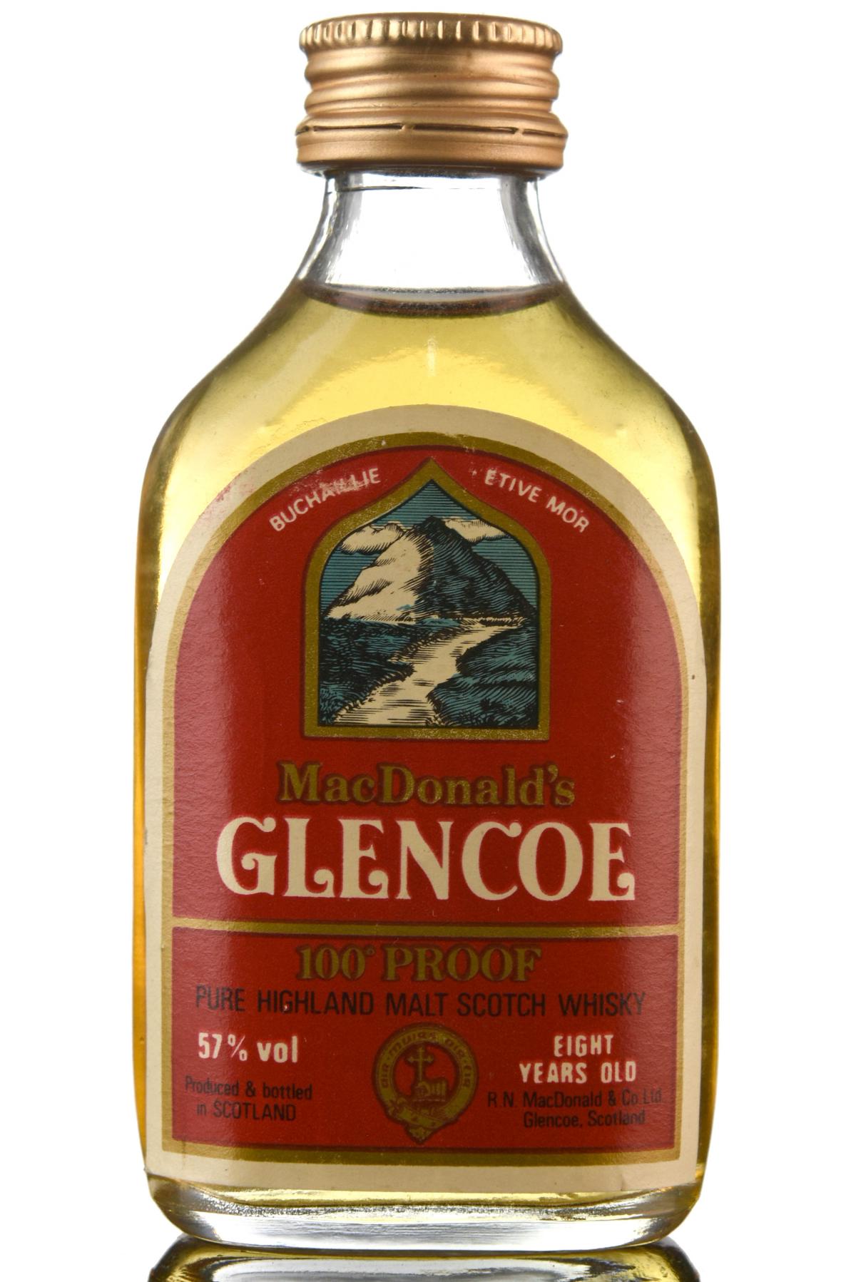 Glencoe 100 Proof Miniature