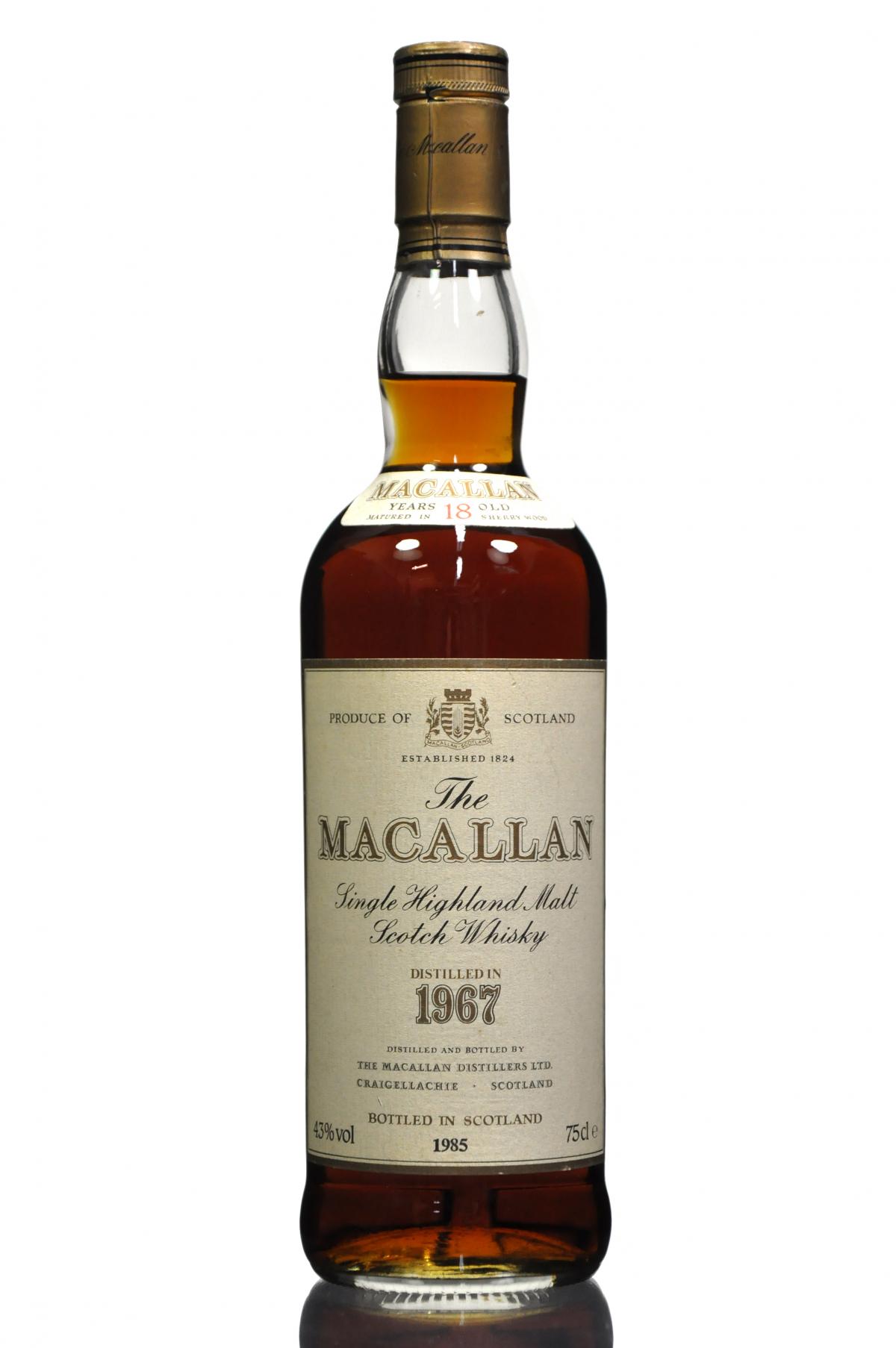 Macallan 1967-1985 - 18 Year Old