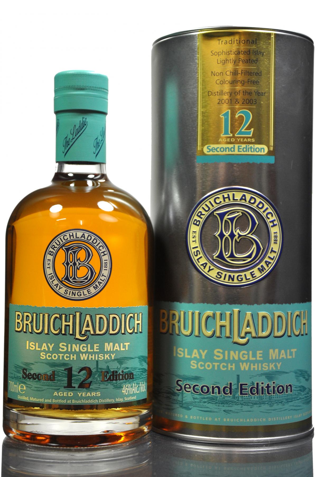 Bruichladdich 12 Year Old - Second Edition
