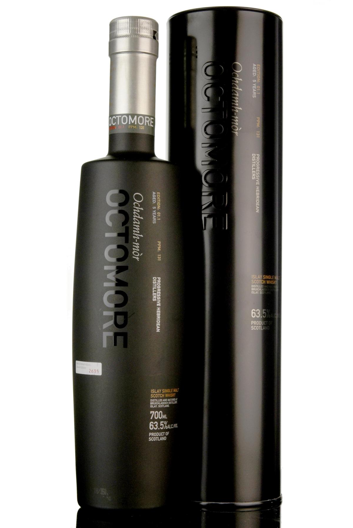 Bruichladdich Octomore 1.1 - inaugural Release