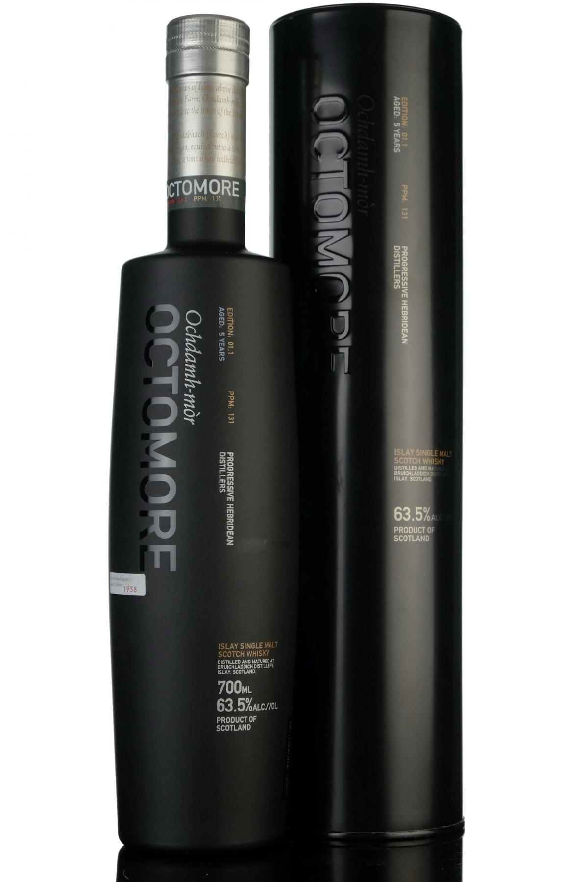 Bruichladdich Octomore 1.1 - inaugural Release