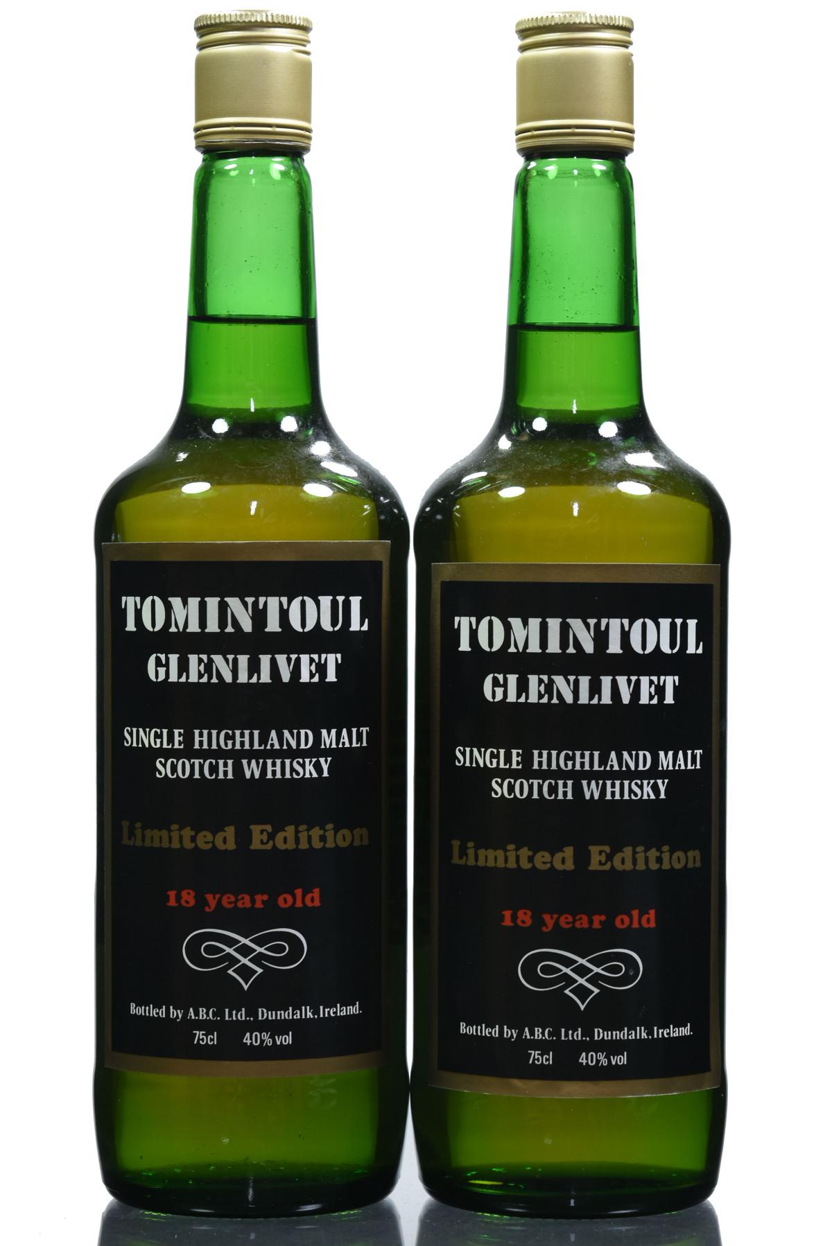 2 x Tomintoul-Glenlivet 1967-1985 - 18 Year Old