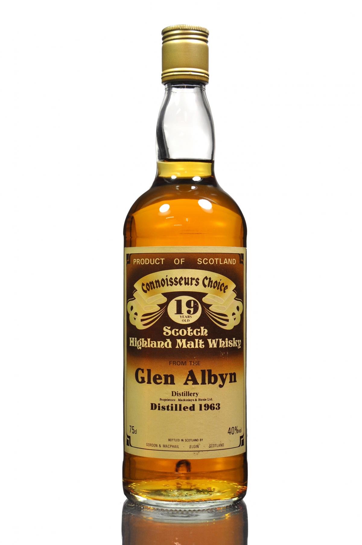 Glen Albyn 1963 - 19 Year Old - Connoisseurs Choice