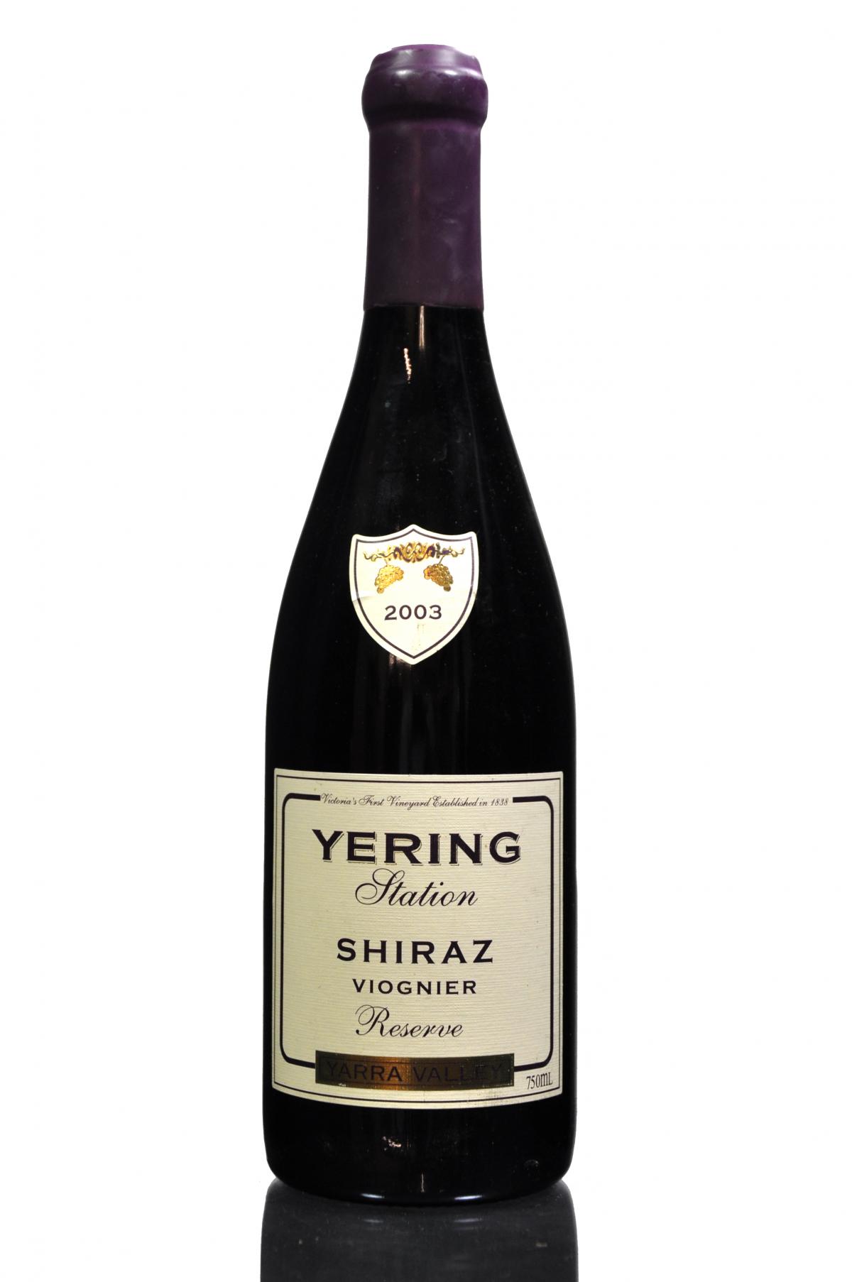 Yering Station Shiraz Viognier 2003