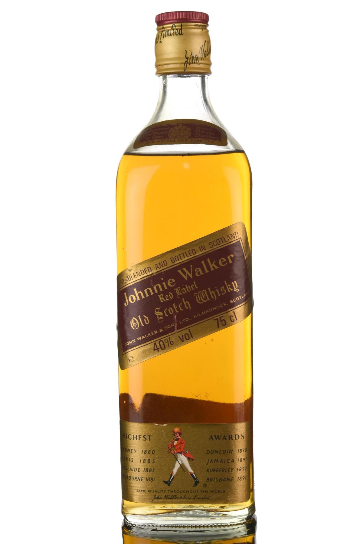 Johnnie Walker Red Label - 1980s