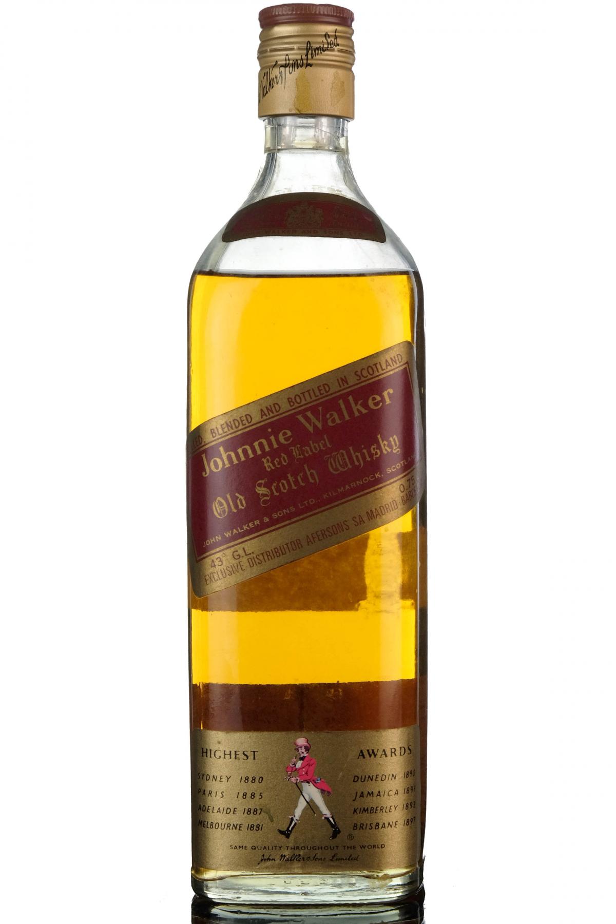 Johnnie Walker Red Label - 1980s